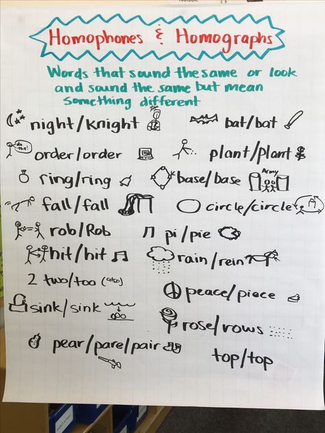 Homophones/homographs anchor chart Homographs Anchor Chart, Night Knight, Anchor Chart, Word Work, Anchor Charts, 3rd Grade