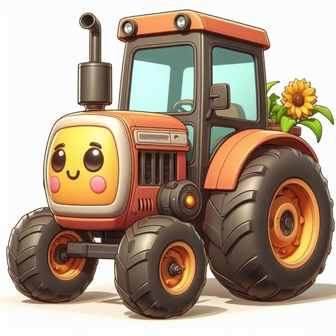 Tractor Clipart, Friendship Quotes Images, Beautiful Angels Pictures, Ganesha Painting, Construction Birthday, Angel Pictures, الرسومات اللطيفة, Art Drawings Sketches, Cookie Decorating