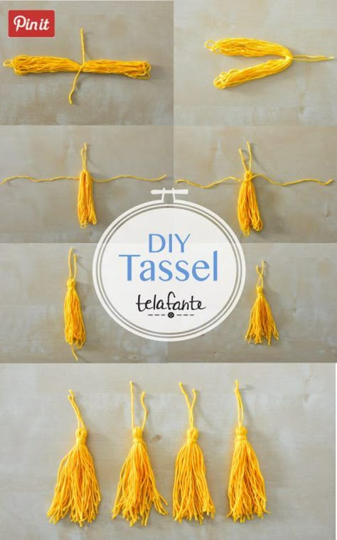 Make Tassels, Tassel Diy, Graduation Cards Handmade, Make Necklaces, Diy Graduation Gifts, Graduation Tassel, Graduation Party High, Graduation Party Diy, Graduation Crafts