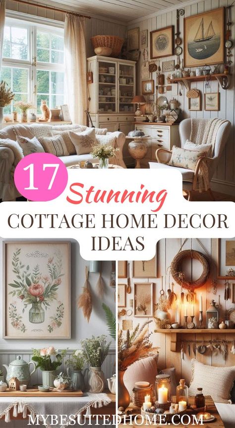 Cottage Home Decor Ideas, English Country Decor Cottage, Cosy Places, Cottage Core Home Decor, Cottage House Interior, Escape To The Country, Rustic Cottage Decor, English Cottage Interiors, Cottagecore Living