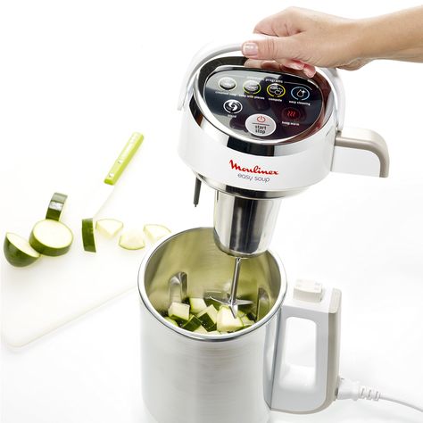 Moulinex LM841110 Blender Chauffant Easy Soup Double Paroi Capacité 1.2L Soupe Velouté Compote Maintien au Chaud 1000W Inox: Amazon.fr: Cuisine & Maison Soup Maker, Berry Compote, Smoothie Makers, Easy Soup, Milk Shakes, Nutritious Breakfast, Creamy Soup, Easy Soups, Homemade Soup