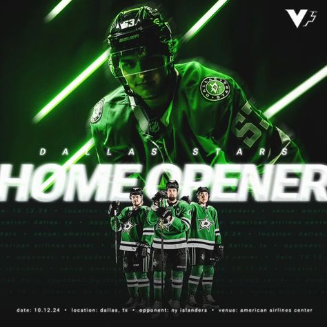 Posted @withregram • @victoryplustv ⭐️ 𝙷 𝙾 𝙼 𝙴 𝙲 𝙾 𝙼 𝙸 𝙽 𝙶 ⭐️ The @dallasstars make their regular-season debut on Victory+ tonight in their 2024-25 home opener. A new era of Stars hockey has arrived. #TexasHockey American Airlines Center, Stars Hockey, Abstract Graphic Design, Abstract Graphic, New Era, Victorious, Hockey, Graphic Design, Stars