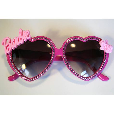 Barbie Sweetheart Pink Sunglasses Accessory Sunnies Cute Kawaii Lolita... ($45) ❤ liked on Polyvore Pink Heart Sunglasses, Tiffany Bride Of Chucky, Hot Pink Heart, Barbie Inspired, Barbie Makeup, Cheap Oakley Sunglasses, Cute Sunglasses, Im A Barbie Girl, Shaped Sunglasses