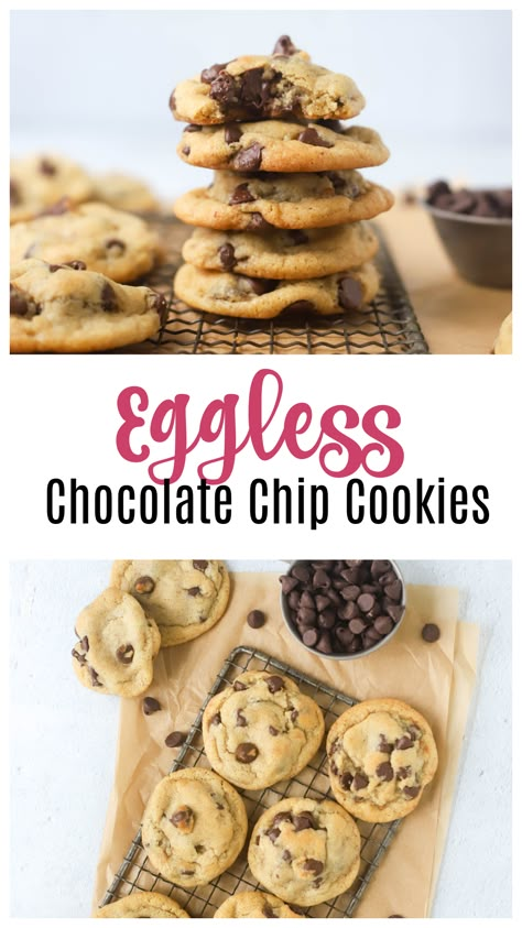 Eggless Appetizers, Eggless Pumpkin Pie Recipe, Cookie Recipes Without Eggs, Egg Free Chocolate Chip Cookies, Cinnamon Rolls Vegan, Healthy Cinnamon Rolls, Eggless Cookie Recipes, Eggless Chocolate Chip Cookies, Eggless Cookies