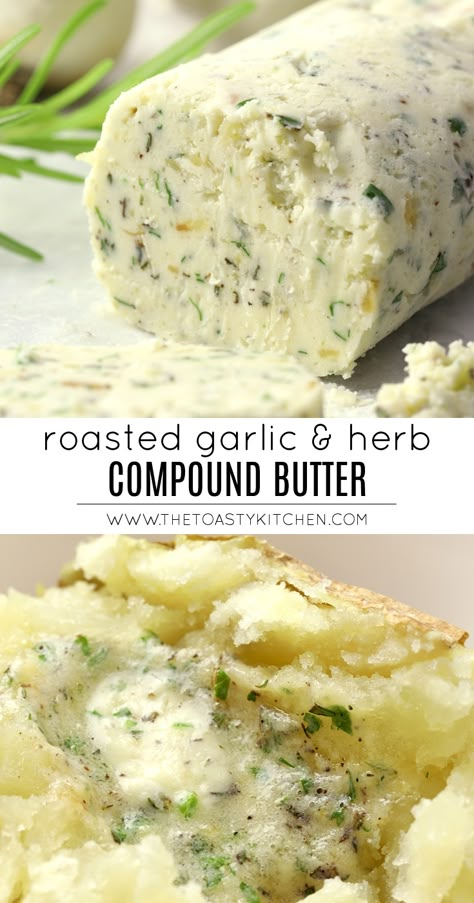 Kimmys Creations, Herb Compound Butter, Compound Butter Recipe, Herb Butter Recipe, Flavored Butter Recipes, Butter Recipes Homemade, Food Substitutes, Butter Homemade, Homemade Garlic Butter