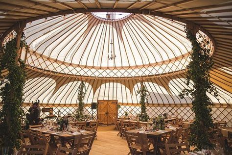 YURTmaker - Bed Ferret Yurts For Sale, Yurt Wedding, Yurt Interior, Unusual Wedding Venues, Yurt Home, Yurt Living, Farm Photography, Event Tent, Dome House