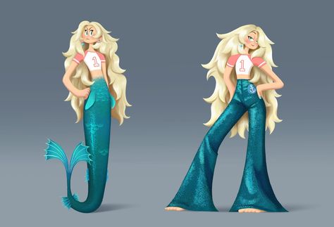 Ocean Character Design, Sahara Movie, Character Turnarounds, Ruby Gillman Teenage Kraken, Color Exploration, Teenage Kraken, Vincent Art, Ruby Gillman, Mermaid Stories