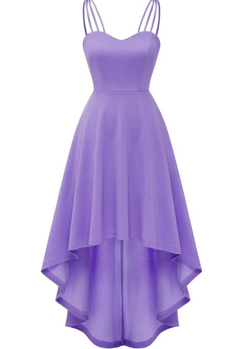 Wedding Dress Cocktail, Grade 8 Grad Dresses, Vintage Homecoming Dresses, Light Purple Dress, Purple Homecoming Dress, Wedding Guest Formal, Concert Dresses, Cute Dress Outfits, Hi Low Dresses