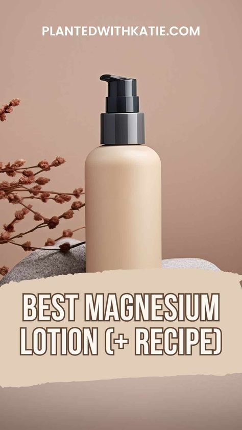 Magnesium is a powerful mineral that works wonders for relaxing muscles, easing tension, and promoting restful sleep. Let's learn how to make our own with this simple DIY magnesium lotion recipe! #magnesiumlotion Homemade Magnesium Lotion, Magnesium Lotion Recipe Diy, Diy Magnesium Lotion, Magnesium Lotion Recipe, Body Lotion Recipes, Magnesium Butter, Relaxing Muscles, Magnesium Cream, Diy Body Wash