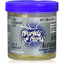 Worlds of Curls Curl Activator for Extra Dry Hair, 10.2 Ounce Scrunched Hair, Maui Moisture, Curl Activator, Flax Seed Recipes, S Curl, Curl Cream, Coarse Hair, Styling Cream, Styling Gel