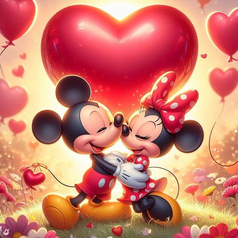 Minnie Mouse Pics, Cartoon Motorcycle, Disney Kiss, Cool Cartoon Drawings, Fireplace Tv Wall Decor, Minnie Mouse Drawing, Hearts Background, Mickey Mouse Images, Room 2023