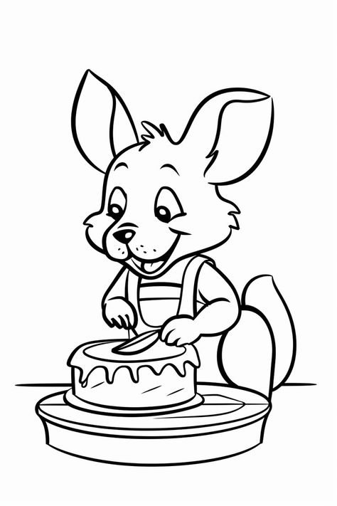 Kangaroo coloring page for kids Kids Health, Fine Motor Skills, Fine Motor, Coloring Pages For Kids, Puppets, Kids And Parenting, Storytelling, Free Printables, Kangaroo