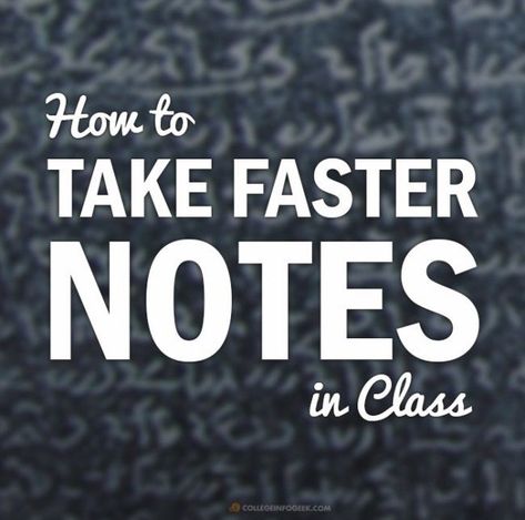 How to Take Faster Handwritten Notes Using Shorthand Techniques - Save time I'm your college classes with this technique. Great tips for college students! Short Hand Note Taking, Highschool Tips, University Tips, College Ready, Better Grades, College Success, Short Hand, College Notes, College Survival