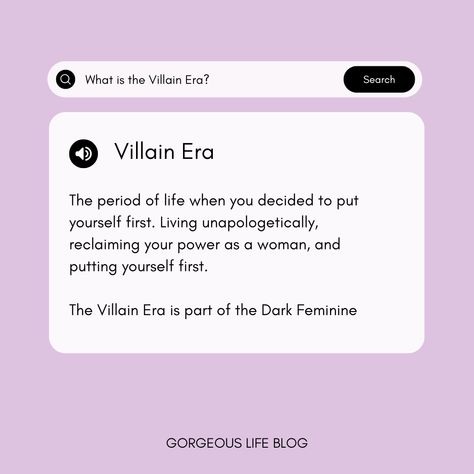 I’m In My Villain Era, How To Be In Your Villain Era, How To Enter Villain Era, Villian Era Tattoos, Villan Era Wallpaper, Villain Era Affirmations, Entering Villian Era, Villain Era Hair, In My Villain Era Quotes