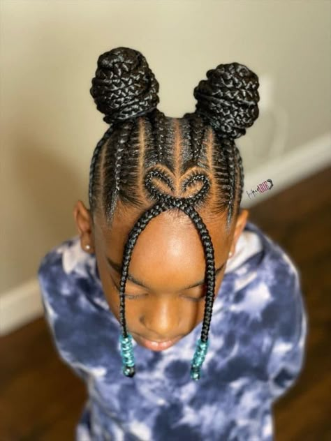 Black Daughter Hairstyles Braids, Hairstyles With No Braids, Kids Cornrow Hairstyles Natural Hair For School, Kids Natural Braided Hairstyles, Natural Cornrow Hairstyles For School, Braids For Kids Black, Hairstyle For Children, Kiddie Braids, Cornrow Hairstyles For Kids