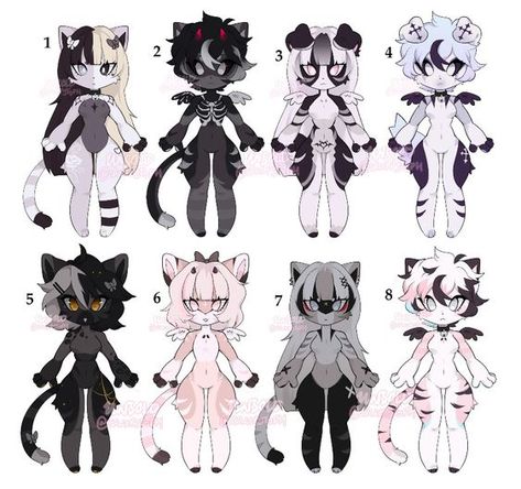 Fursona Adoptables, Animation Youtubers, Adopt Idea, Swag Art, Anime Eye Drawing, Creature Concept Art, Art Inspiration Drawing, Funky Art, Character Design Inspiration