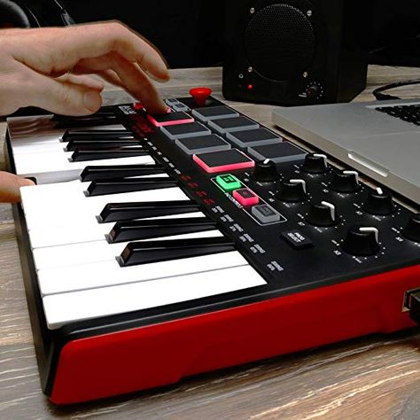 Mpk Mini, Drum Instrument, Midi Controllers, Diy Music, Music Studio Room, Drum Pad, Controller Design, Midi Keyboard, Midi Controller