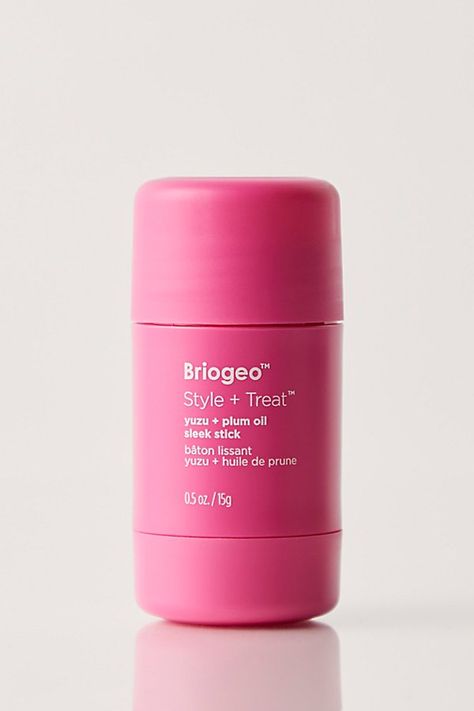 A smooth, glidable styling stick from Briogeo designed to slick your hair back into the perfect ponytail or pulled-back style for a frizz-free finish. This travel-friendly styling stick perfects a polished, slicked-back look, taming flyaways and frizz without dragging, skipping, or pulling baby hairs. The smooth texture glides easily over hair and evenly distributes a nourishing blend of highly conditioning ingredients, providing 24-hour hold and frizz prevention, with a sleek, glossy finish. * Slick Stick, Smooth Stick Hair, Hair Slick Products, Slick Stick For Hair, Slick Back Stick, Hair Sleek Stick, Slick Back Hairbrush, Slick Back Hair Stick, Hair Gel Stick