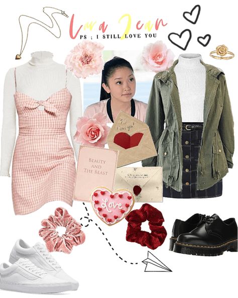 Lara Jean Style Outfit | ShopLook Movie Inspired Outfits, Lara Jean, Costumes For Teens, Outfits Dress, Outfit Jeans, Zooey Deschanel, Estilo Punk, Pancake Recipe, Outfit Shoplook