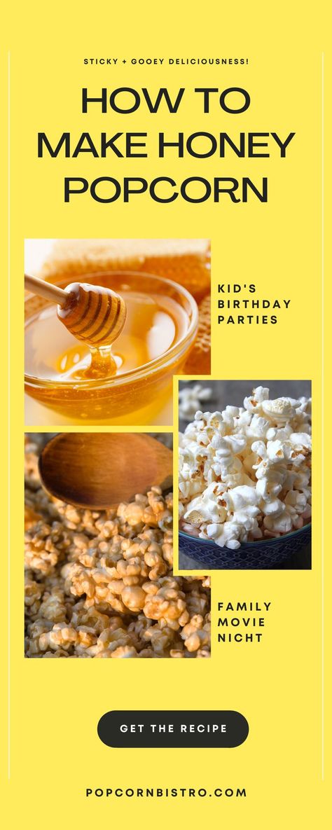 Despite being known for its traditional sweet and salted varieties, popcorn can also be seasoned with a variety of different flavors – whether that be chocolate, oreo or cinnamon. But how do you make honey popcorn? Well, that’s what we’re here to show you. In the article below, we have outlined everything you need to know about making honey popcorn, from the ingredients to the method. 

So if you want to make your own homemade honey popcorn, this article has everything you need to get started… Popcorn Seasonings Homemade, Honey Butter Popcorn, Honey Popcorn Recipes, How To Make Sweet Popcorn, Microwave Caramel Popcorn, Popcorn Recipes Chocolate, Popcorn Recipes Sweet, Cinnamon Popcorn, Making Honey