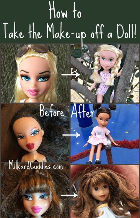 Over The Top Makeup, Tree Change Dolls, Dolls Hair, Make Shoes, Top Makeup, Top Makeup Products, Barbie Diy, How To Give, Doll Repaint