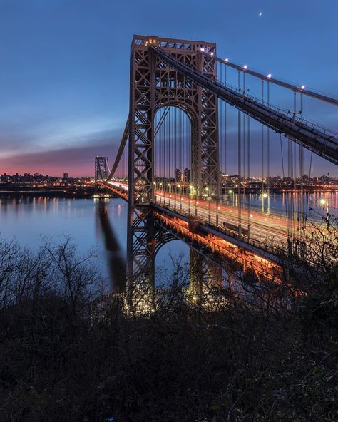 George Washington Bridge Canon Lens, Upstate Ny, George Washington Bridge, City View, Bridge, Portrait Painting, Brooklyn, New York City, New York