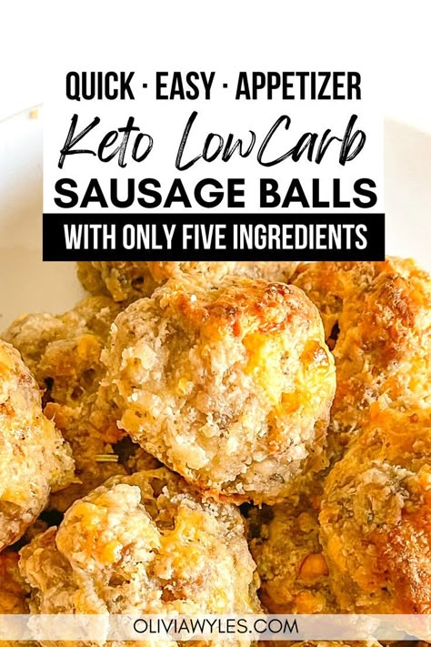 Sausage Ball Recipe, Keto Sausage Balls, Low Carb Sausage, Sausage Ball, Sausage Balls Recipe, Keto Sausage, Keto Breakfasts, Keto Diet Breakfast, Sausage Balls