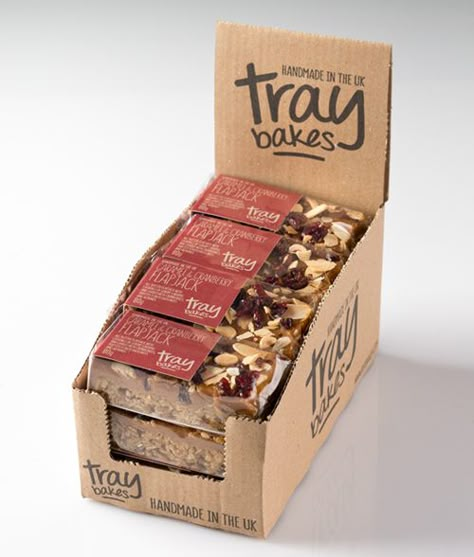 Granola Bar Packaging Design, Granola Bars Packaging, Granola Bar Packaging, Bake Sale Displays, Packaging Layout, Street Food Business, Brownie Packaging, Organic Cake, Bar Packaging