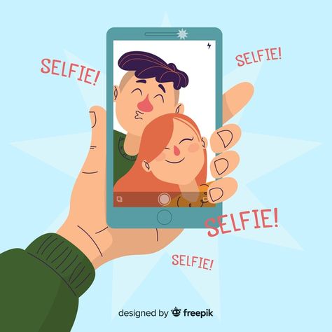 Couple Taking Selfie, Selfie Illustration, World Laughter Day, Laughter Day, Africa Art Design, Taking Selfie, Abstract Pencil Drawings, Adobe Illustrator Graphic Design, Bujo Inspiration