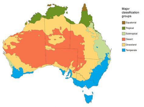 Climate & Seasons Australia Kangaroo, Australia Backpacking, Climate Zones, Australia Map, Meteorology, Northern Territory, Desert Plants, South Australia, Tasmania