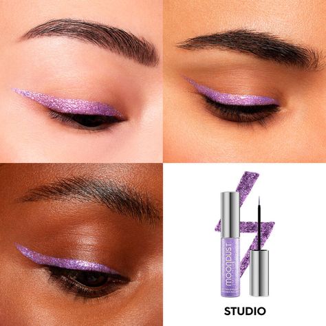 Moondust Liquid Glitter Eyeliner | Urban Decay Heavy Metal Sparkle Liner Sparkle Eyeliner, Glitter Liner, Urban Decay Eyeshadow, Space Cowboy, Eyeshadow Base, Glitter Eyeliner, Moon Dust, Urban Decay Makeup, Waterproof Makeup