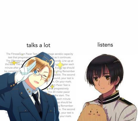 Ameripan Hetalia, Talk A Lot, Hetalia, Two By Two, Memes, Anime