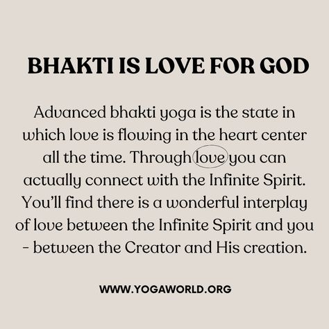 Bhakti yoga is said to be the quickest and easiest yoga to practice. Allow bhakti, the flow of love toward God, to take you higher into an ongoing, loving relationship with the Creator. WATCH ➡️ https://yogaworld.org/videos/devotional-yoga/find-your-bhakti/ Yoga Sanskrit, Sanskrit Quotes, Yoga World, Bhakti Yoga, Easy Yoga, Relationships Love, Yoga Fitness, Anger, Finding Yourself