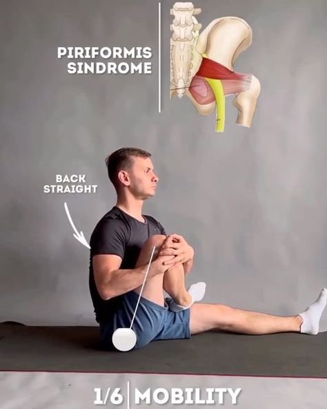 Knee Pain | Hip Pain | Relief on Instagram: "Lower Back Mobility & Stretching⚡️ 👉🏼 Revitalize your joints – Discover the right way! 🤸‍♂️ Link in bio @kneepainaid ⬆️ • • Save & Try these! Tag someone who needs to see this👇🏻 ------------------ Great post by @makarin ------------------ ------------------ ⚠️ Disclaimer- this summary is for educational purposes only and should not substitute medical advice. ------------------ #ptvitals #jointhealth #mobilitytraining #exercisetips #movementismedi Piriformis Stretch Exercises, Lower Back Mobility, Advanced Workout Routine, Back Mobility, Myofascial Pain Syndrome, Hip Flexibility, Piriformis Muscle, Piriformis Stretch, Hip Pain Relief