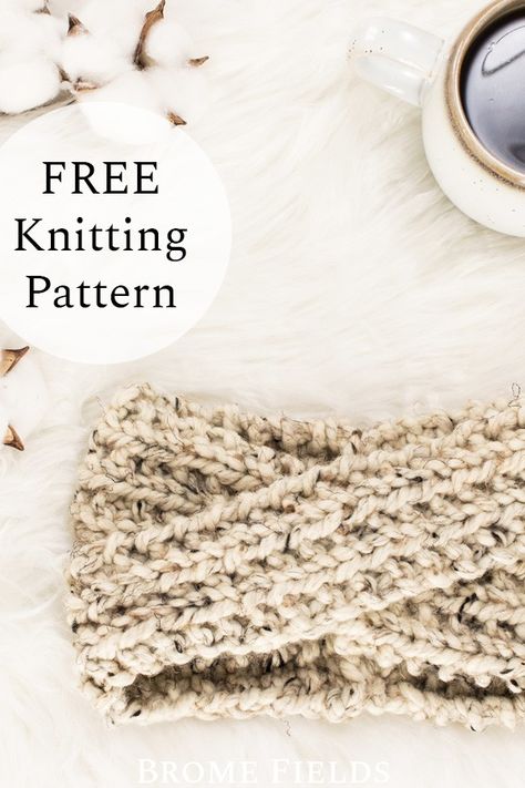 Boho Twist Headband Knitting Pattern : Learn More Free Chunky Knitting Patterns, Headband Knitting Pattern, Chunky Knit Headband, Headband Knitting, Crochet Flower Headbands, Designer Knitting Patterns, Twisted Turban Headband, Knit Headband Pattern, Boho Twists