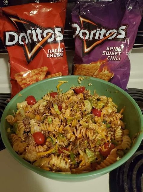 Ranch Taco Pasta Salad, Montana Recipes, Macaroni Dishes, Taco Thursday, Recipes Healthy Clean Eating, Taco Pasta Salad, Pasta Salad Ingredients, Meatball Casserole, Celery Salt