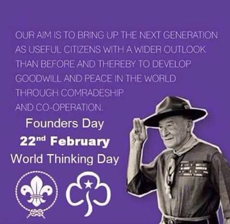 Founders day Tumblr Names, World Thinking Day, Founders Day, Scout Leader, South Yorkshire, World Peace, All Over The World, Bring It On, Memes