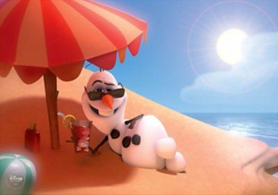 Olaf sunbathing on a beach lithograph Frozen Memes, Olaf Summer, Disney Princess Wedding, Frozen Wallpaper, Funny Snowman, Princess Wedding Gown, Frozen Movie, Disney Holiday, Disney Studios