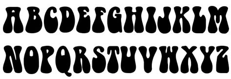 12 60s Style Fonts Images - 60s Lettering Font Styles, 60s ... 1960s Font, 60s Font, Arte Hippy, Hippie Font, Bubble Letter Fonts, 1960s Hippie, Font Bubble, Funky Fonts, Writing Fonts