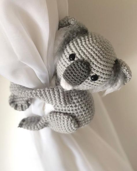 Koala Nursery, Curtain Holder, Curtain Tie Backs, Decor Nursery, Tie Backs, Toddler Toys, Koala, Nursery Decor, Nursery