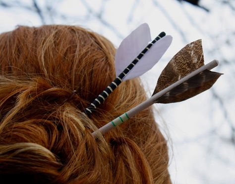 Broken Arrow, An Arrow, Hair Combs, Natural Shades, Hair Sticks, Hair Dos, Spring Colors, Hair Piece, Archery