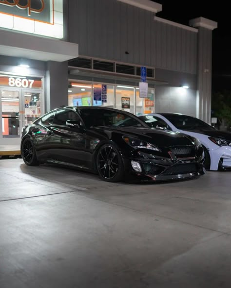 Genesis Sports Car, 2013 Hyundai Genesis Coupe Modified, Hyundai Coupe Modified, Genesis Coupe Modified, Hyundai Genesis Coupe Modified, Black Car Wrap, Genesis Car, Auto Hyundai, 2013 Hyundai Genesis