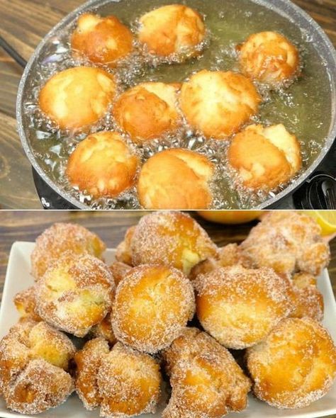 Donut Balls Recipe, Donut Balls, Apple Donut, Apple Doughnut, Grandma Cooking, Apple Donuts, Easy Baked Chicken, Pancakes Ingredients, Baked Casserole