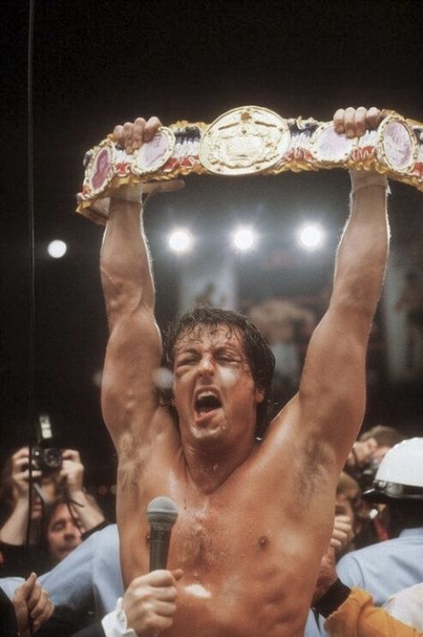 Rocky And Adrian, Rocky Stallone, Neil Leifer, Rocky Ii, Rocky 3, Championship Belt, Movie Shots, 90s Movies, Rocky Balboa