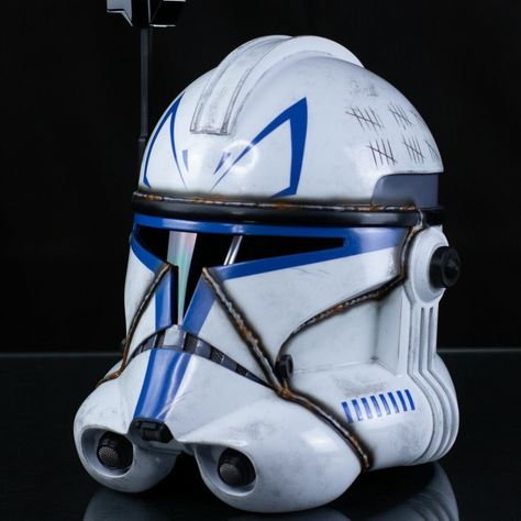 Rex Helmet Star Wars, Captain Rex Helmet, Rex Helmet, Aesthetic Gadgets, Star Wars Helmet, Captain Rex, Dimebag Darrell, Star Wars Wallpaper, Star Wars Images