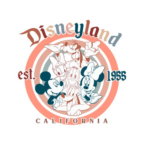 Disneyland Cricut Shirt, Vintage Disney Svg, Disney Graphic Print Shirt For Disney Trips, Disney Graphic Print T-shirt For Fans, Walt Disney World Aesthetic, Disneyland Sublimation Designs, Disney Shirt Ideas, Disneyland Svg, Disneyland Vintage