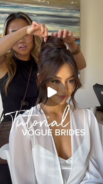 Face Framing Hair Pieces Ponytail, Face Framing With Ponytail, Brides Ponytail Hairstyles, Face Framing Updo Wedding, High Bun With Front Pieces Out, Face Framing Bridal Hair, Mid Height Bun, Veil With Ponytail, Veil Placement Updo