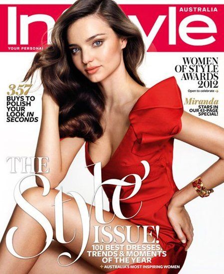 Miranda Kerr June 2012 InStyle Australia Pictures Miranda May, Miranda Kerr Style, Cover Girl Makeup, Fashion Magazine Cover, Little Red Dress, Instyle Magazine, Victoria's Secret Angels, Cover Magazine, Fashion Cover