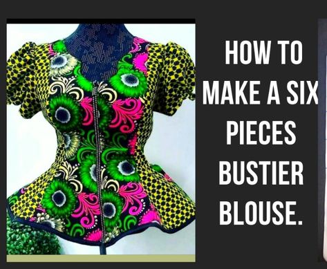 Classy Jumpsuit Outfits, Flared Skirt Pattern, Bustier Blouse, Blouse Tutorial, Classy Jumpsuit, Jumpsuit Outfits, African Dresses Modern, Couture Sewing Techniques, Sewing Diy