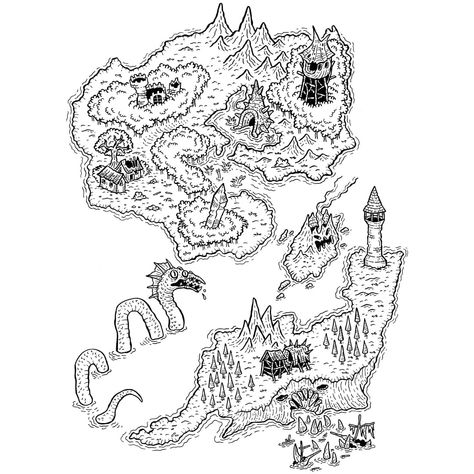 skullfungus on Twitter: "I turned two cracks in the wall into an island map! #cartography… " Fantasy Map Making, Drawn Map, Fantasy Island, Island Map, D D Maps, Fantasy Map, Art Lessons, Pen And Ink, The Wall